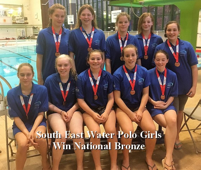 South East Water Polo Girls Win National Bronze